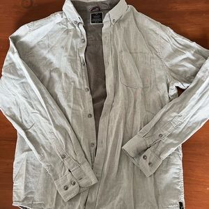 Denver Hayes Casual grey button down - M
